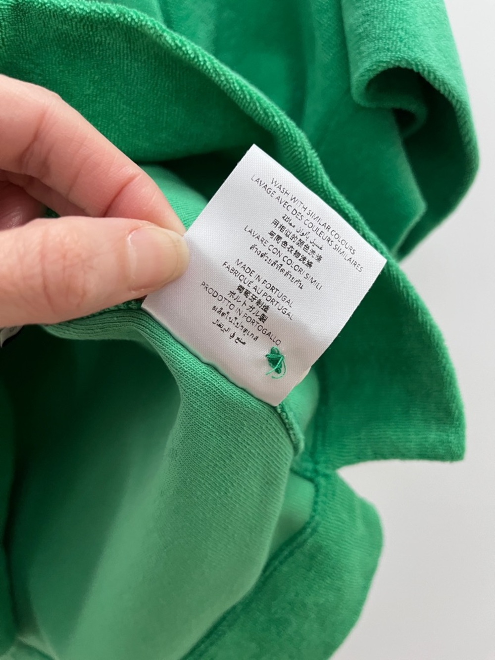 Āman short sleeve terry cloth button up shirt XS quiet luxury Aman Resorts - Picture 8 of 9